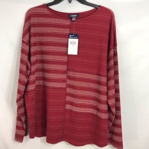 Women’s 🆕 Chaps pullover shirt size XL